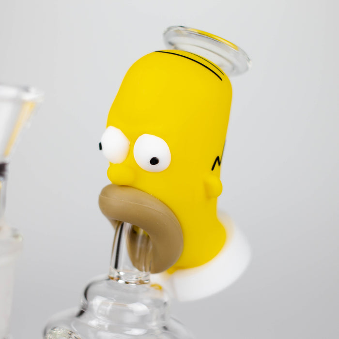 6.3" Cartoon Character Functional Glass Water Pipe_3