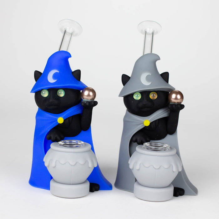 6.5“ Resin wizard cat water pipe_0