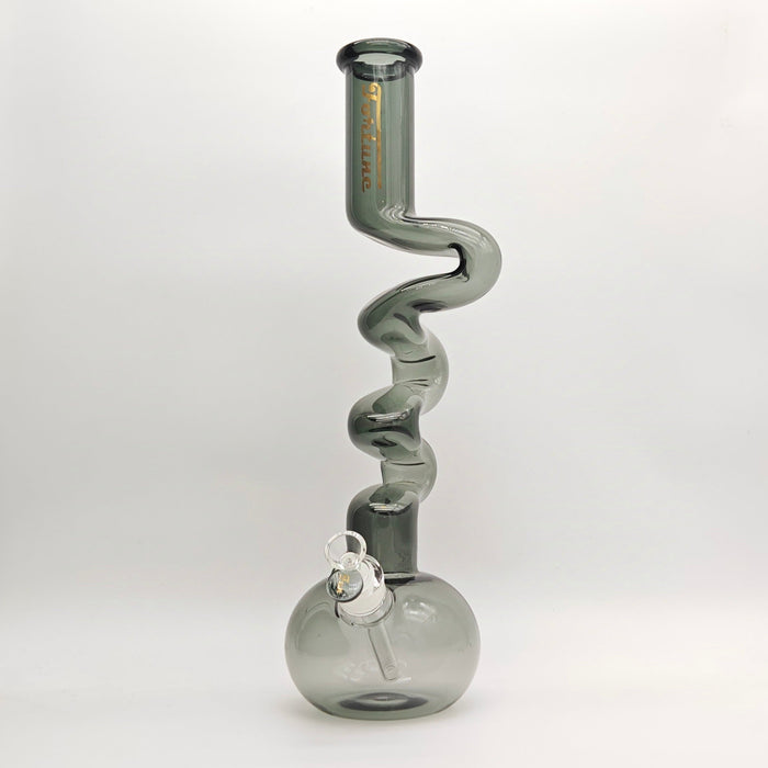 Fortune | 18" 5mm Zig Zag Bong_0