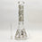 Glow in the dark 14" 7mm Egyptian Design Bong_8