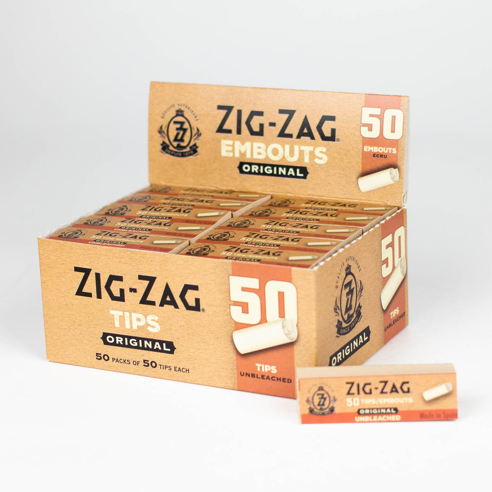 ZIG-ZAG | Unbleached Original Tips box of 50_0