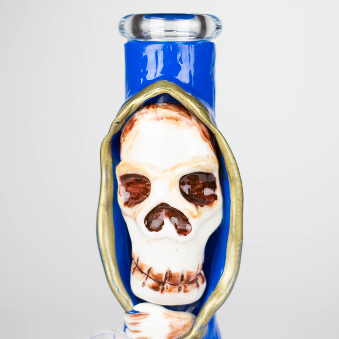 10" Resin 3D artwork Skull glass beaker [DY404]_11