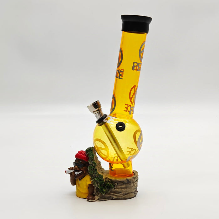 9" Acrylic Smoke-Man Water Pipe Assorted Colour_3