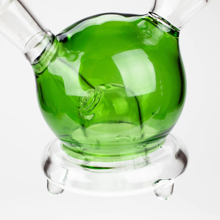 6" Apple glass water bong_9