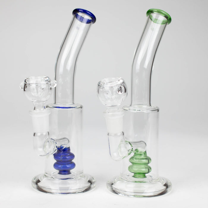 7.5" bent neck glass bong_0