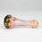 4" Gold fumed glass hand pipe pack of 2_3