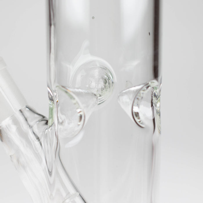 10" Straight tube glass water bong_3