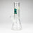 10" clear beaker glass water bong_0