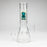 10" clear beaker glass water bong_6