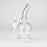 7" Solid Color Electroplate Glass Bong_1