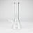 10" 4mm Clear Beaker Water Bong_0