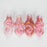 2.5" Pink Gold fumed Glass Twist Pipe Pack of 4_0