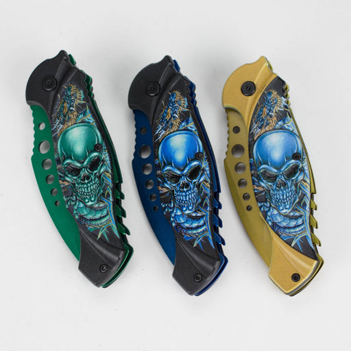 SpectraSkull  Foldable Pocket Knife_1