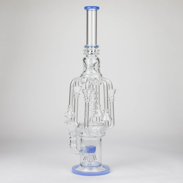 19" Coil Glass water recycler bong [C1576]_8