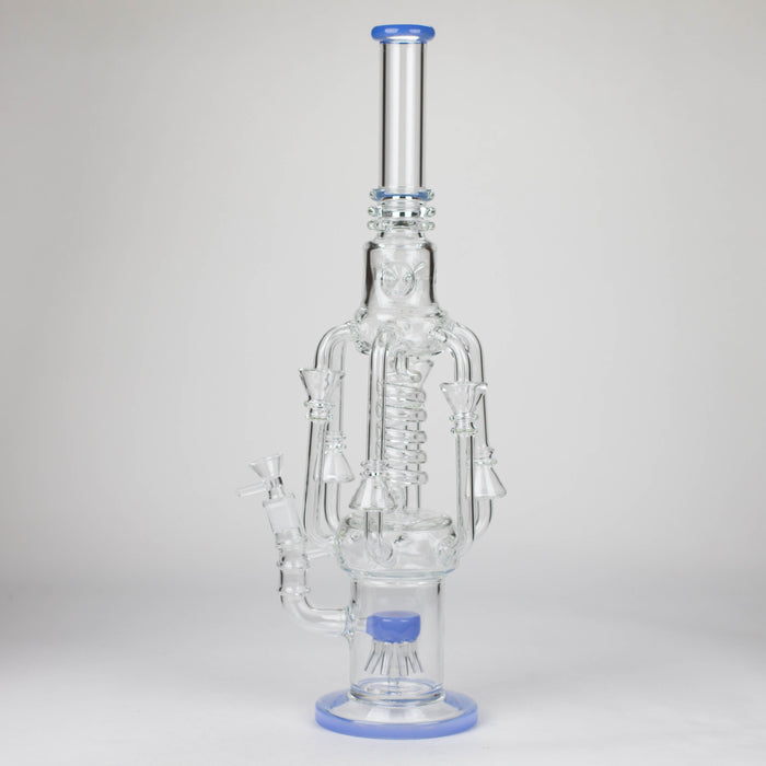 19" Coil Glass water recycler bong [C1576]_9