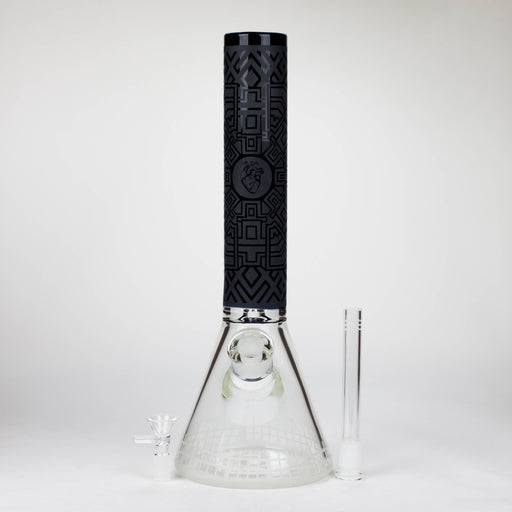 14" Beaker Base Glass Bong  [C1037-CC268]_1