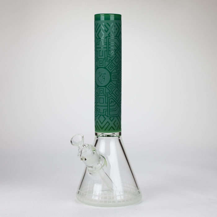 14" Beaker Base Glass Bong  [C1037-CC268]_2