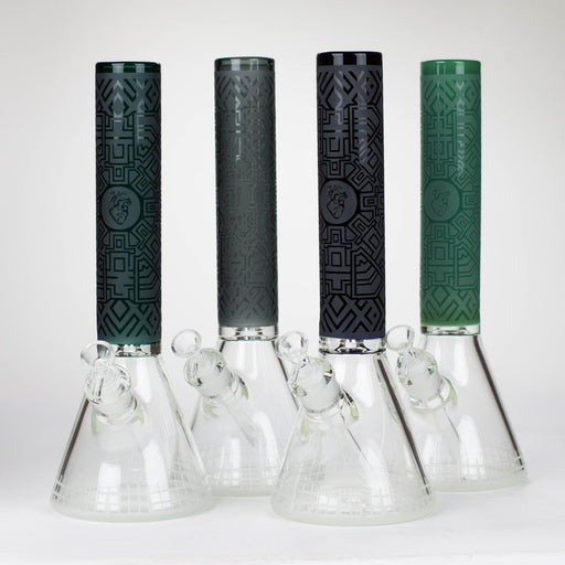 14" Beaker Base Glass Bong  [C1037-CC268]_0