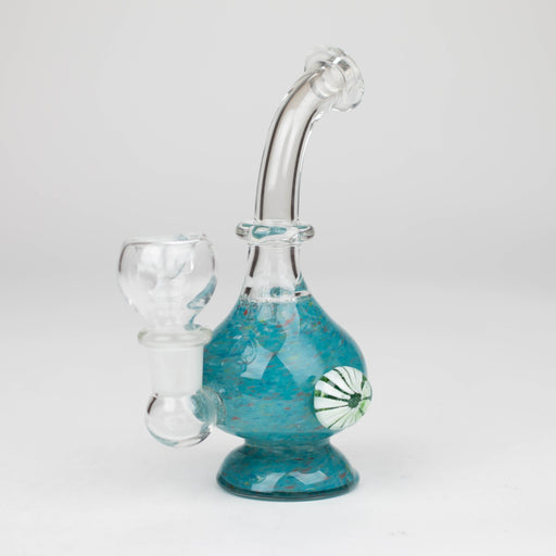 6" Bent neck bong with decoration-Color Assorted_1