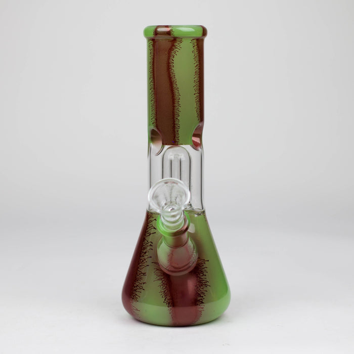 8" Dome Percolator glass water Bong-Assorted_3