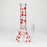 10" Glass Bong With Happy Valentine's Day Design_6