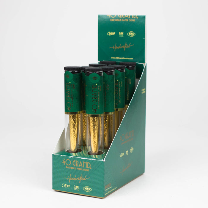 40 GRAND  | 24K Gold cone display box of 8_6