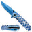 9" Spring Assisted Pocket Knife Blue Hearts_0