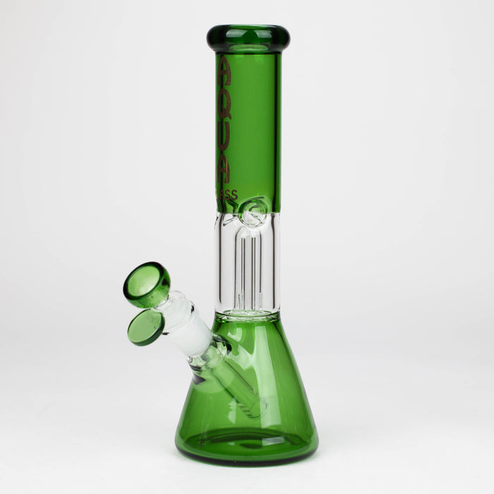 AQUA | 10″ Glass Bong with Percolator & Bowl Box of 8 [B2]_9