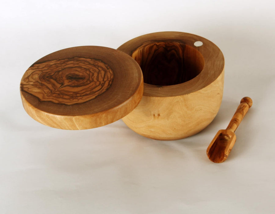 VOW | Olive Wood Jar-Magnetic Lid-Doozer_3