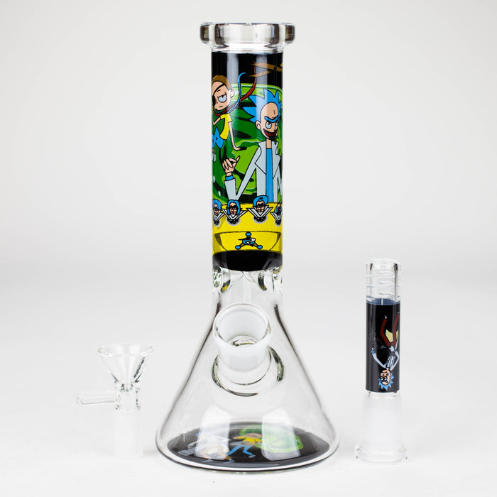 7.5" 4mm R&M Design Beaker Bong [PIP876]_5