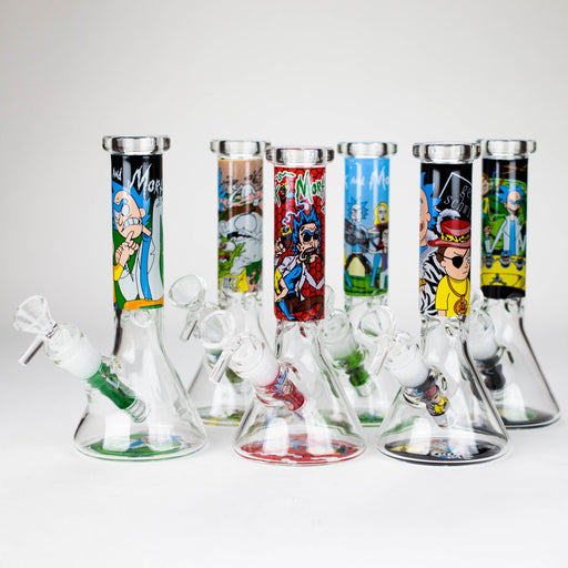 7.5" 4mm R&M Design Beaker Bong [PIP876]_0