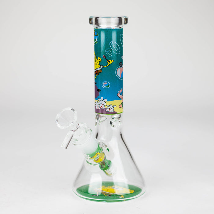 7.5" 4mm Cartoon Design Beaker Bong [PIP877]_7