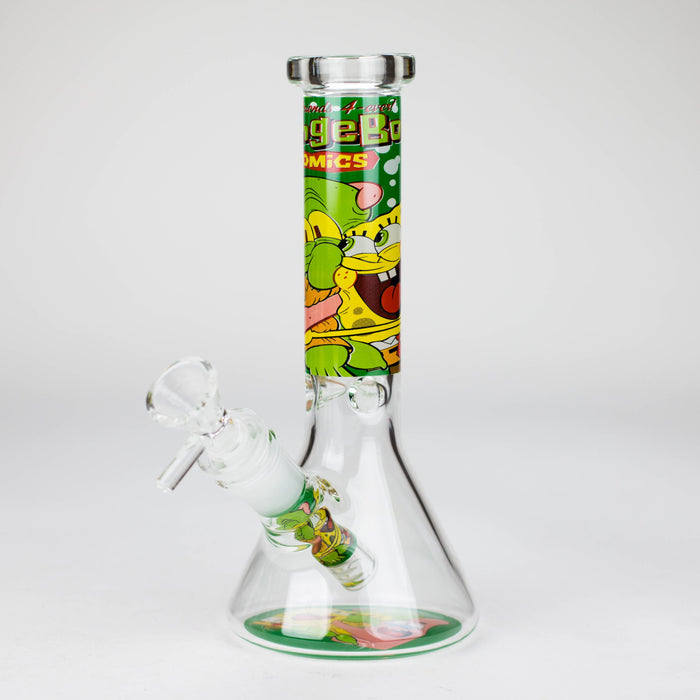 7.5" 4mm Cartoon Design Beaker Bong [PIP877]_9