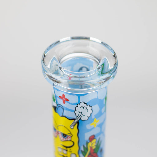 7.5" 4mm Cartoon Design Beaker Bong [PIP877]_1