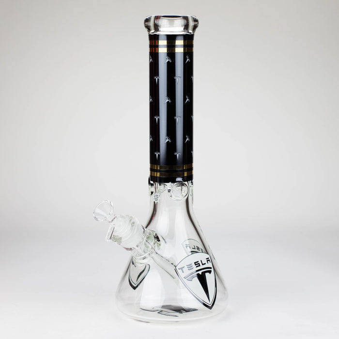 TSLA Glow in the Dark 14" 9 mm glass bong [PIP866]_11