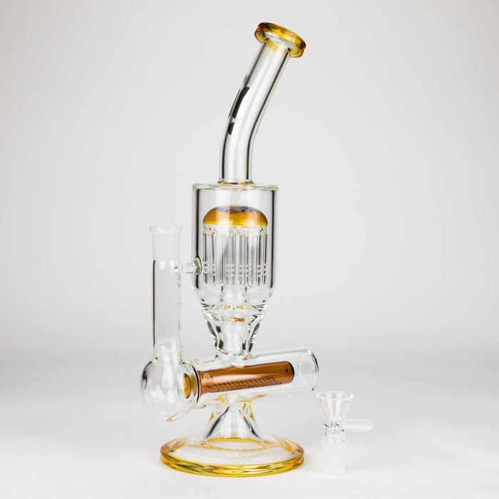 Infyniti | 13.5" percolator and inline diffused water bong ( GP1949 )_2