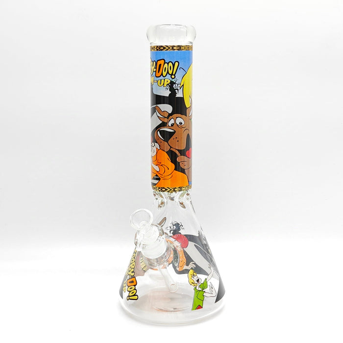 14" 7mm Cartoon Beaker Glass Bong [P22]_8