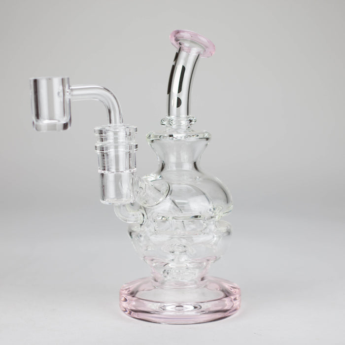 Infyniti | 6" Double glass recycle rig with shower head diffuser [GP1935]_10