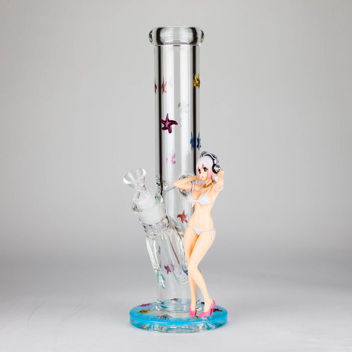 12" Figure Base Glass Bong_8