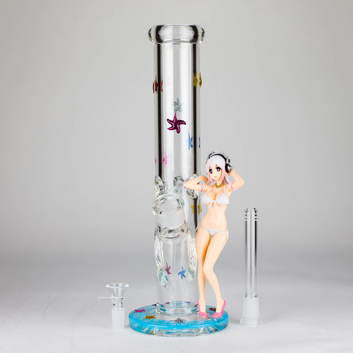 12" Figure Base Glass Bong_6