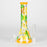 10" 3D Glass Bong With Orange Design_7