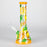 10" 3D Glass Bong With Orange Design_1