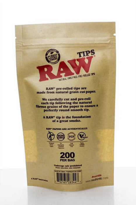 Raw Rolling paper pre-rolled filter tips 200_1