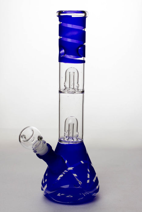 12 inches double dome percolator beaker Bong_2