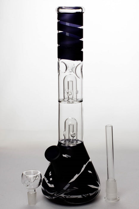 12 inches double dome percolator beaker Bong_12