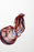 Cobra shape glass large hand pipe_4