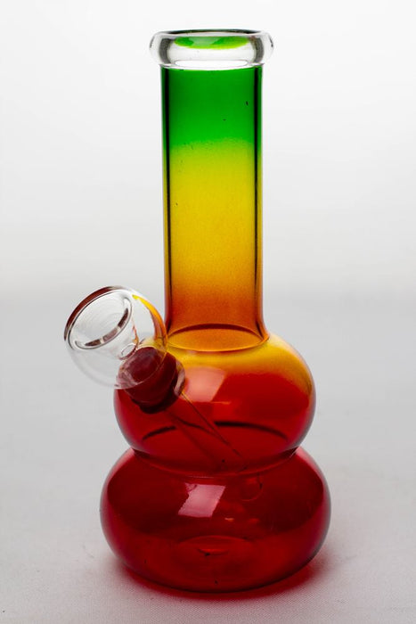 6 in. Rasta glass water bong_3