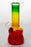 6 in. Rasta glass water bong_6