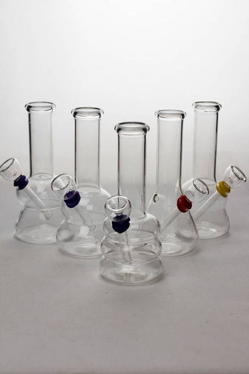 6 in. clear glass water bong_0