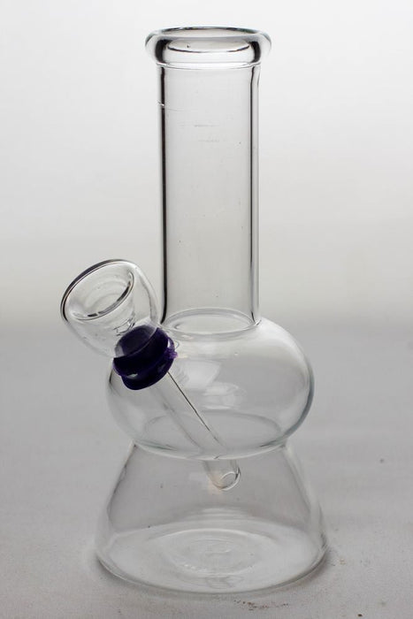 6 in. clear glass water bong_2